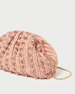 Loeffler Randall Bailey Blue Floral Pleated Clutch| SOMETHING BLUE|FOR THE GUESTS