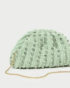 Loeffler Randall Bailey Blue Floral Pleated Clutch| SOMETHING BLUE|FOR THE GUESTS