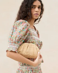 Loeffler Randall Bailey Blush/Crystal Dome Clutch| Clutches