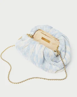 Loeffler Randall Bailey Pleated Dome Clutch| SOMETHING BLUE|FOR THE BRIDE