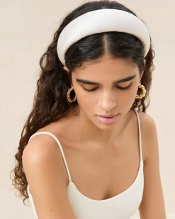 Loeffler Randall Bellamy Satin Headband| FOR THE BRIDE|Accessories