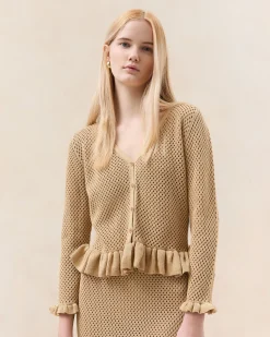 Loeffler Randall Birdie Butter Cardigan| FOR THE GUESTS|Matching Sets