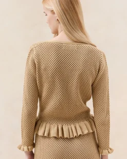Loeffler Randall Birdie Butter Cardigan| FOR THE GUESTS|Matching Sets