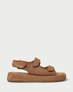 Loeffler Randall Blaise Raffia Platform Sandal| Casual Staples|Vacation Shop