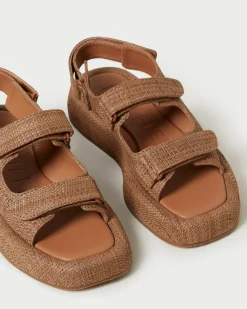 Loeffler Randall Blaise Raffia Platform Sandal| Casual Staples|Vacation Shop