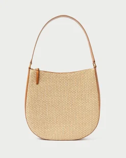 Loeffler Randall Bowen Natural Straw Hobo| Casual Staples|Totes