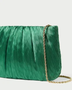 Loeffler Randall Brit Lamé Pleated Clutch| Clutches