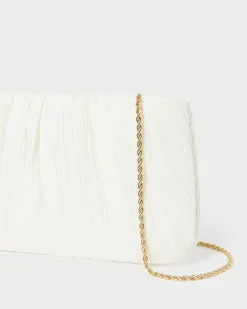 Loeffler Randall Brit Lamé Pleated Clutch| Clutches