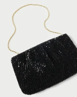 Loeffler Randall Brit Lamé Pleated Clutch| Clutches