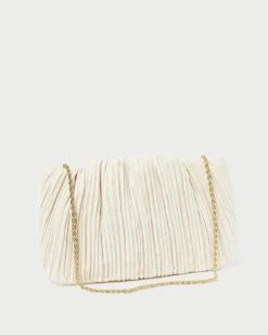 Loeffler Randall Brit Flat Pleated Clutch| SOMETHING BLUE|FOR THE BRIDE