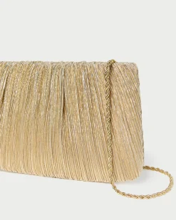 Loeffler Randall Brit Flat Pleated Clutch| SOMETHING BLUE|FOR THE BRIDE