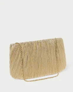 Loeffler Randall Brit Flat Pleated Clutch| SOMETHING BLUE|Clutches