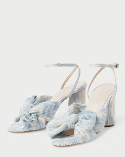Loeffler Randall Camellia Blue Floral Bow Heel| SOMETHING BLUE|FOR THE GUESTS