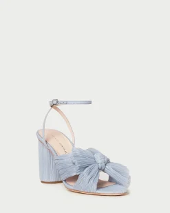 Loeffler Randall Camellia Pleated Bow Heel| SOMETHING BLUE|FOR THE BRIDE