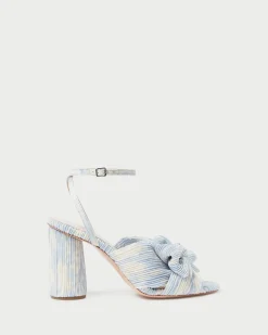 Loeffler Randall Camellia Pleated Bow Heel| SOMETHING BLUE|FOR THE BRIDE