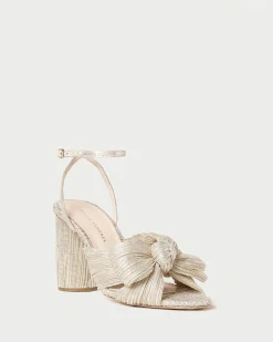 Loeffler Randall Camellia Pleated Bow Heel| FOR THE GUESTS|FOR THE BRIDE