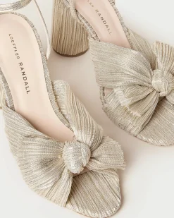 Loeffler Randall Camellia Pleated Bow Heel| FOR THE GUESTS|FOR THE BRIDE