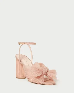 Loeffler Randall Camellia Pleated Bow Heel| FOR THE GUESTS|FOR THE BRIDE