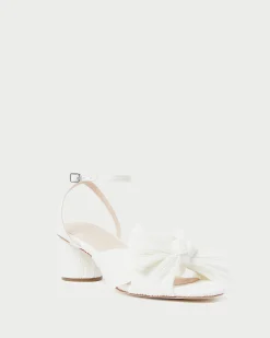 Loeffler Randall Dahlia Pleated Bow Heel| SOMETHING BLUE|FOR THE BRIDE