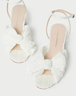 Loeffler Randall Dahlia Pleated Bow Heel| FOR THE GUESTS|FOR THE BRIDE