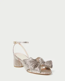 Loeffler Randall Dahlia Pleated Bow Heel| SOMETHING BLUE|FOR THE BRIDE
