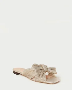Loeffler Randall Daphne Bow Slide| Flat Sandals