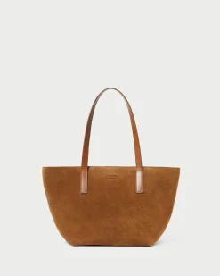 Loeffler Randall Easton Cacao Suede Medium Tote| Casual Staples|Totes