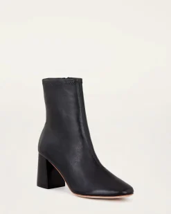 Loeffler Randall Elise Black Stretch Bootie| Boots