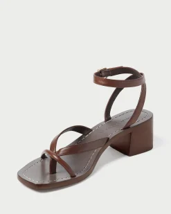 Loeffler Randall Eloise Leather Heeled Sandal| Casual Staples|Vacation Shop
