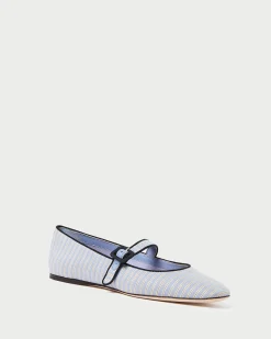 Loeffler Randall Ginger Blue Stripe Mary Jane| Casual Staples|Jessie Loves