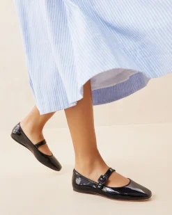 Loeffler Randall Ginger Blue Stripe Mary Jane| Casual Staples|Jessie Loves