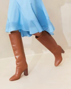 Loeffler Randall Goldy Cognac Tall Boot| Boots