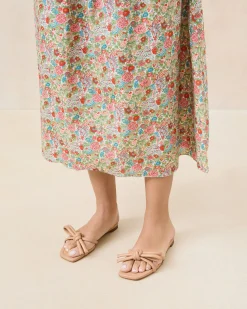 Loeffler Randall Hadley Brown Bow Sandal| Casual Staples|Vacation Shop