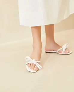 Loeffler Randall Hadley Bow Sandal| SOMETHING BLUE|FOR THE BRIDE