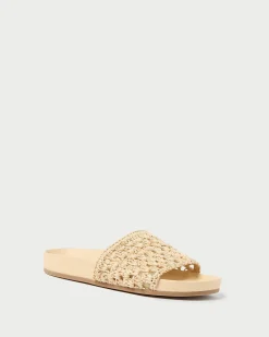 Loeffler Randall Henri Crochet Leather Sandal| Jessie Loves|Flat Sandals
