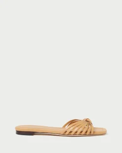 Loeffler Randall Izzie Leather Knot Sandal| FOR THE BRIDE|Flat Sandals