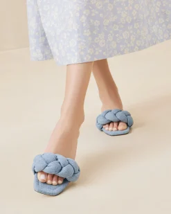 Loeffler Randall Joanna Braided Sandal| Flat Sandals