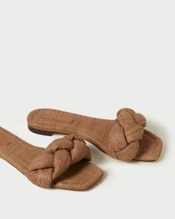 Loeffler Randall Joanna Braided Sandal| Flat Sandals