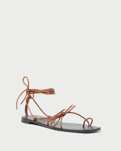 Loeffler Randall Jude Leather Flat Sandal| Casual Staples|Vacation Shop