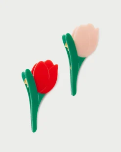 Loeffler Randall Juniper Multi Tulip Clip Set| Casual Staples|Vacation Shop