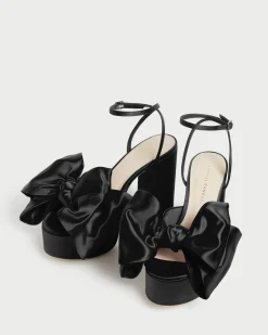 Loeffler Randall Kiki Satin Platform Sandal| FOR THE BRIDE|Heeled Sandals