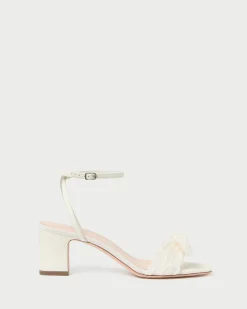 Loeffler Randall Kimora Pleated Bow Heel| Event Essentials|Heeled Sandals