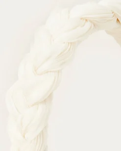 Loeffler Randall Lilac Pearl Braided Headband| FOR THE BRIDE|Accessories