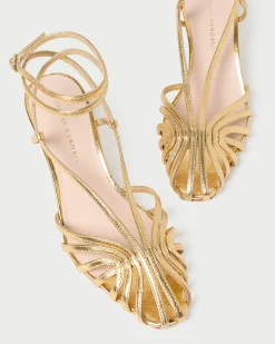 Loeffler Randall Livvy Pink Moiré Heeled Sandal| FOR THE GUESTS|Heeled Sandals