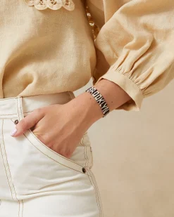 Loeffler Randall Mayan Hands Green NYC Bracelet| Jewelry|Accessories