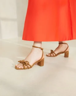 Loeffler Randall Mikel Bow Mid-Heel Sandal| SOMETHING BLUE|FOR THE GUESTS