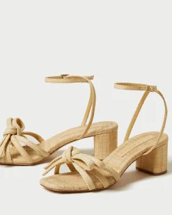 Loeffler Randall Mikel Bow Mid-Heel Sandal| FOR THE GUESTS|FOR THE BRIDE
