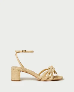 Loeffler Randall Mikel Bow Mid-Heel Sandal| FOR THE BRIDE|Casual Staples