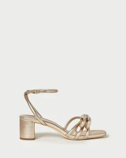 Loeffler Randall Mikel Bow Mid-Heel Sandal| FOR THE BRIDE|Casual Staples