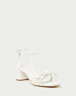 Loeffler Randall Mikel Bow Mid-Heel Sandal| SOMETHING BLUE|FOR THE BRIDE